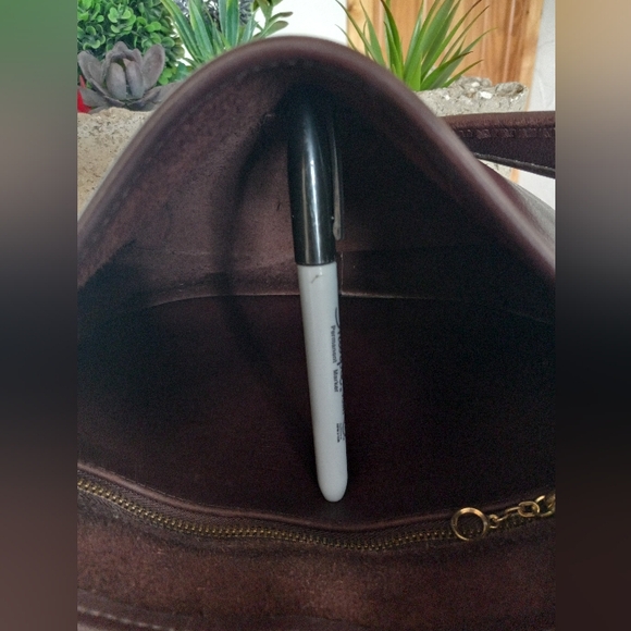 Coach Ergo Flap, No. 9034, 1998, Shoulder Bag In Mahogany Brown. - Picture 4 of 15